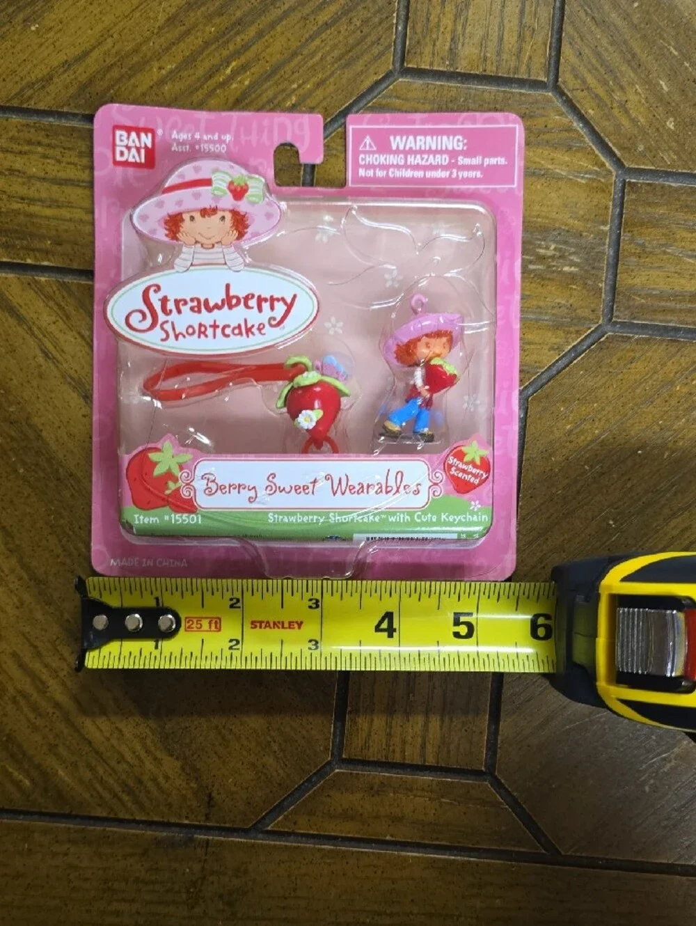Strawberry Shortcake Berry Sweets Wearables Keychain Charm Set